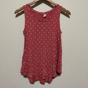 Old Navy | S | Pink Polka Dot